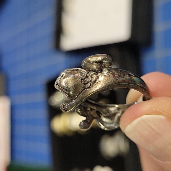 Squirrel All Around Pewter Ring Size 6.5 - Picture 3 of 5